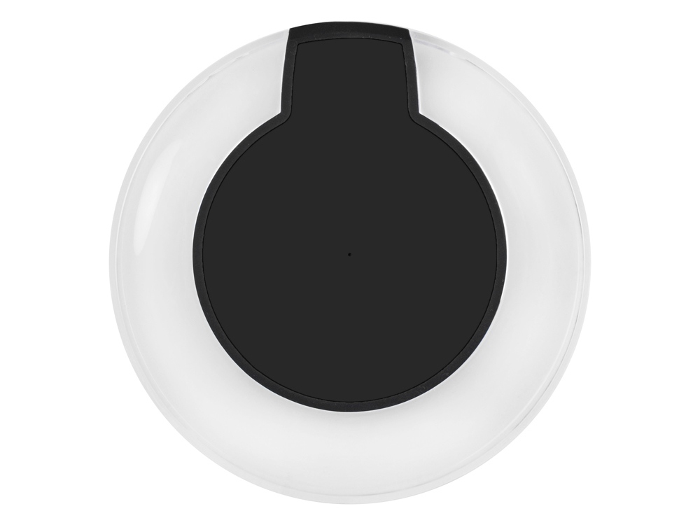 Беспроводная зарядка Pod со светодиодной подсветкой, черный - купить оптом