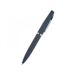 Ручка Portofino шариковая  автоматическая, синий металлический корпус, 1.0 мм, синяя - купить оптом