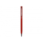 Ручка металлическая шариковая Атриум с покрытием софт-тач, красный, фото 1