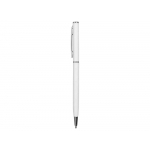 Ручка металлическая шариковая Атриум с покрытием софт-тач, белый, фото 2