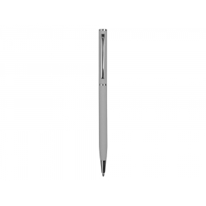 Ручка металлическая шариковая Атриум с покрытием софт-тач, серый - купить оптом