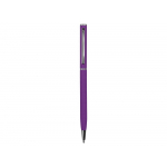 Ручка металлическая шариковая Атриум с покрытием софт-тач, фиолетовый, фото 1