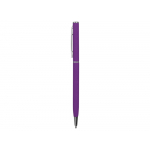 Ручка металлическая шариковая Атриум с покрытием софт-тач, фиолетовый, фото 2