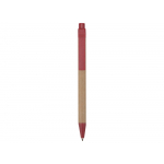 Ручка картонная шариковая Эко 3.0, красный, фото 1