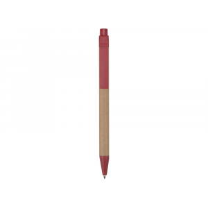 Ручка картонная шариковая Эко 3.0, красный - купить оптом