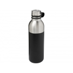 Медная спортивная бутылка с вакуумной изоляцией Koln объемом 590 мл, черный, фото 1