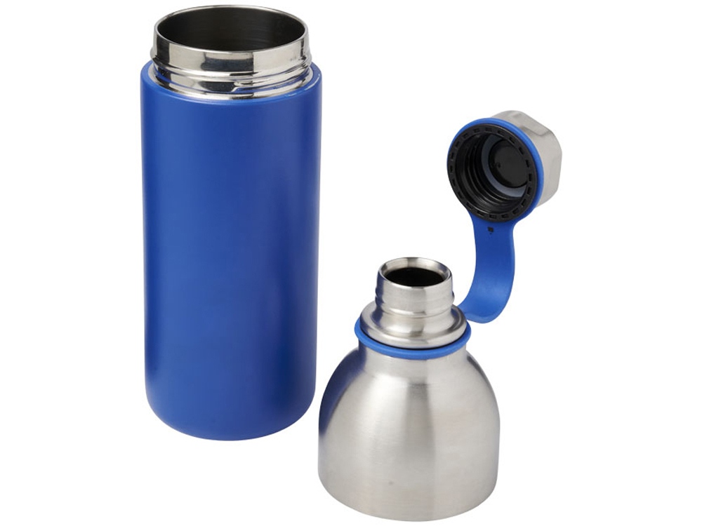 Медная спортивная бутылка с вакуумной изоляцией Koln объемом 590 мл, cиний, синий - купить оптом