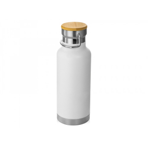 Медная спортивная бутылка с вакуумной изоляцией Thor объемом 480 мл, белый - купить оптом