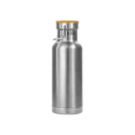 Медная спортивная бутылка с вакуумной изоляцией Thor объемом 480 мл, серебристый, фото 2