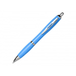 Шариковая ручка Nash из пшеничной соломы с хромированным наконечником, cиний, синий