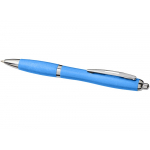 Шариковая ручка Nash из пшеничной соломы с хромированным наконечником, cиний, синий, фото 2