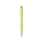 Шариковая ручка Nash из пшеничной соломы с хромированным наконечником, зеленый, фото 1