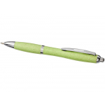 Шариковая ручка Nash из пшеничной соломы с хромированным наконечником, зеленый, фото 2