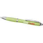 Шариковая ручка Nash из пшеничной соломы с хромированным наконечником, зеленый, фото 3