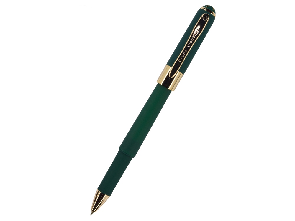 Ручка пластиковая шариковая Monaco, 0,5мм, синие чернила, зеленый - купить оптом