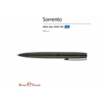 Ручка металлическая шариковая Sorento, 1,0мм, синие чернила, черный, фото 1