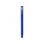 Ручка шариковая пластиковая Quadro Soft, квадратный корпус с покрытием софт-тач, синий, фото 2