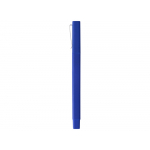 Ручка шариковая пластиковая Quadro Soft, квадратный корпус с покрытием софт-тач, синий, фото 3