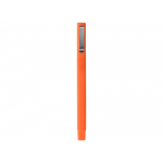 Ручка шариковая пластиковая Quadro Soft, квадратный корпус с покрытием софт-тач, оранжевый, фото 2