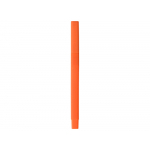 Ручка шариковая пластиковая Quadro Soft, квадратный корпус с покрытием софт-тач, оранжевый, фото 4