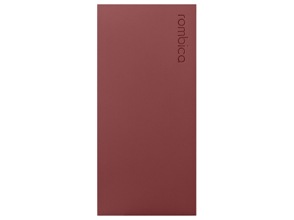 Внешний аккумулятор Rombica NEO ARIA Claret, 10000 мАч, Soft-touch, PD, QCharge, Type-C, бордовый - купить оптом