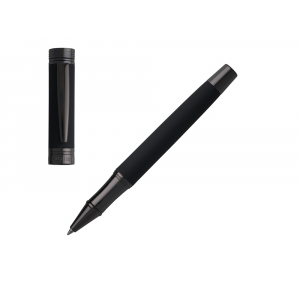 Ручка-роллер Zoom Soft Black, черный - купить оптом