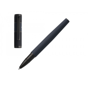 Ручка-роллер Formation Ribbon. HUGO BOSS, тесно-синий/черный - купить оптом