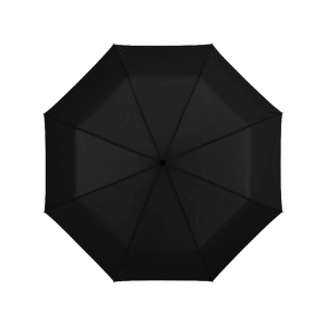 Зонт Ida трехсекционный 21,5, черный (Р) - купить оптом