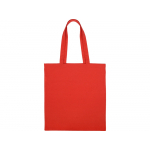 Сумка для шопинга Carryme 140 хлопковая, 140 г/м2, красный, фото 3