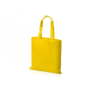 Сумка для шопинга Carryme 140 хлопковая, 140 г/м2, желтый - купить оптом