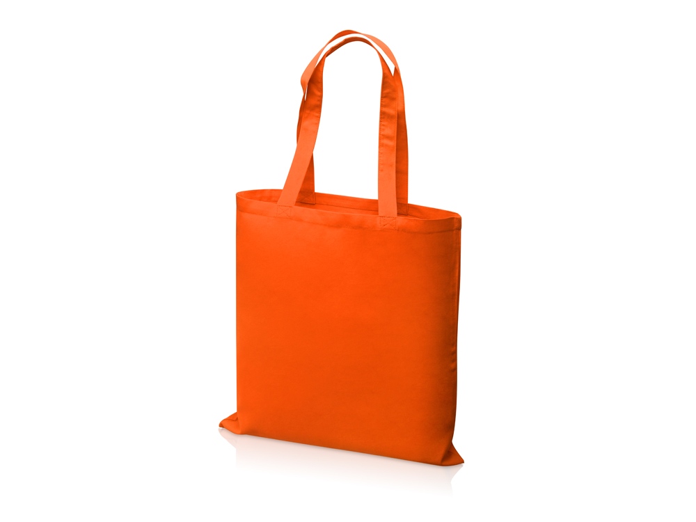 Сумка для шопинга Carryme 140 хлопковая, 140 г/м2, оранжевый - купить оптом