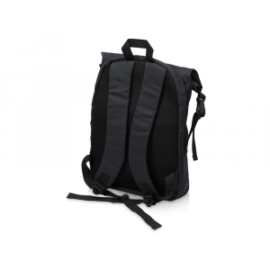 Рюкзак Shed водостойкий с двумя отделениями для ноутбука 15'', черный - купить оптом
