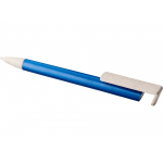 Шариковая ручка и держатель для телефона Medan из пшеничной соломы, cиний, синий, фото 4