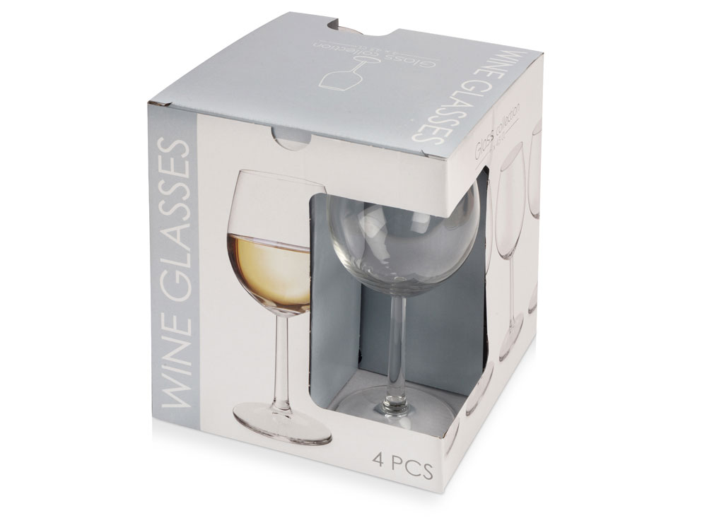 Набор бокалов для вина Vinissimo, 430 мл, 4 шт, прозрачный - купить оптом