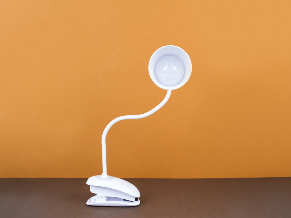 Настольная лампа Rombica LED Clamp, белый - купить оптом