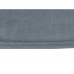 Плед флисовый Natty из переработанного пластика, серый, фото 3