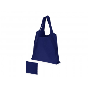Складная сумка Reviver из переработанного пластика, синий, нейви - купить оптом