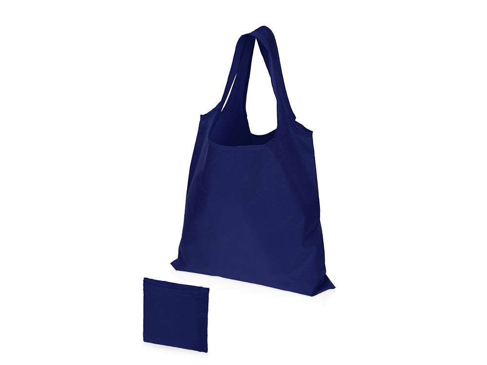 Складная сумка Reviver из переработанного пластика, синий, нейви - купить оптом