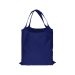 Складная сумка Reviver из переработанного пластика, синий, нейви, фото 1