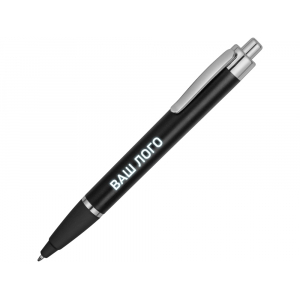 Ручка пластиковая шариковая Glow, черный/серебристый (Р) - купить оптом