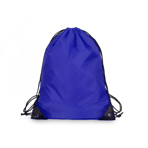 Рюкзак-мешок на шнуровке Reviver из переработанного пластика, синий - купить оптом