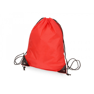 Рюкзак-мешок на шнуровке Reviver из переработанного пластика, красный - купить оптом