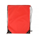 Рюкзак-мешок на шнуровке Reviver из переработанного пластика, красный, фото 2