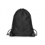 Рюкзак-мешок на шнуровке Reviver из переработанного пластика, черный, фото 1