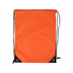 Рюкзак-мешок на шнуровке Reviver из переработанного пластика, оранжевый, фото 2