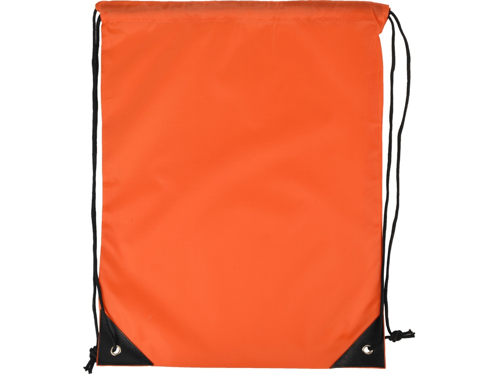 Рюкзак-мешок на шнуровке Reviver из переработанного пластика, оранжевый - купить оптом