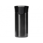 Вакуумная термокружка с кнопкой Upgrade, Waterline, матовая сталь, темно-серый/черный, фото 4