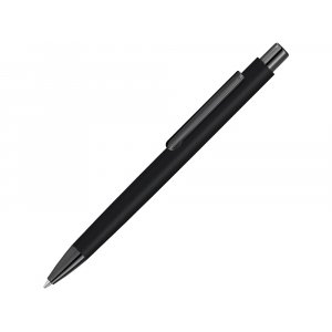 Металлическая шариковая ручка soft touch Ellipse gum, черный - купить оптом