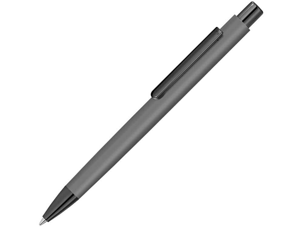 Металлическая шариковая ручка soft touch Ellipse gum, серый - купить оптом