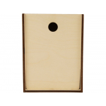 Деревянная подарочная коробка-пенал, размер М, натуральный, фото 3